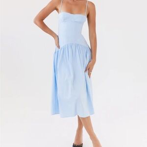 Yvette corset midi dress